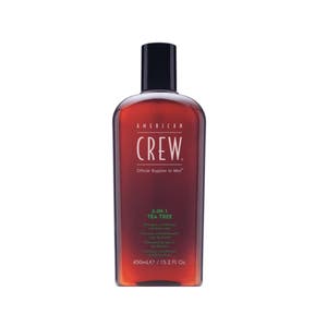 American Crew 3-in-1 Tea Tree Shampoo, Conditioner & Body Wash 450 ml