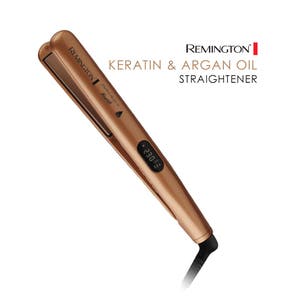 Remington Hair Straightener Nourish Styler Keratin & Argan Oil Infused S7505AU